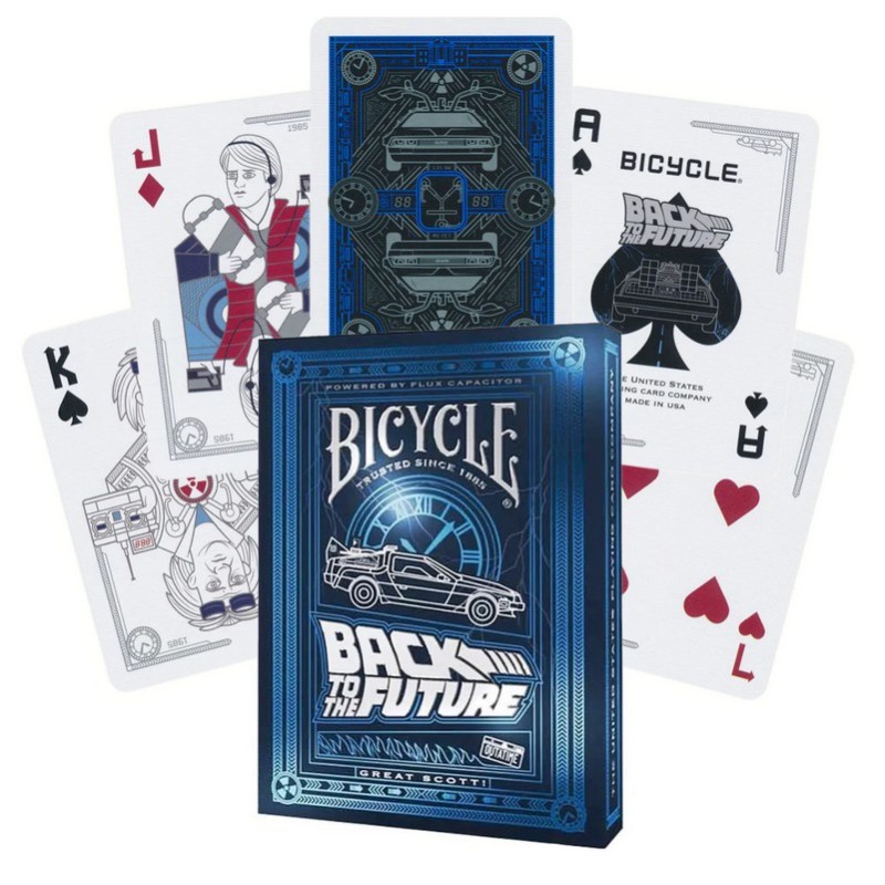 Acheter Jeu De Cartes Bicycle Retour Vers Le Futur Boutique Variantes