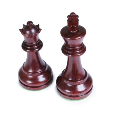 Pièces d'échecs Staunton Deluxe Padouk - Taille 5