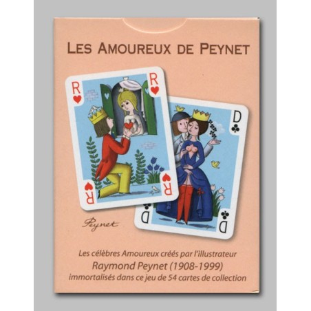 Cartes à jouer Les amoureux de Peynet