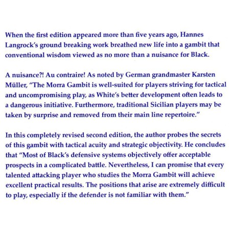 LANGROCK - The Modern Morra Gambit : a Dynamic Weapon against the Sicilian (2d edition)