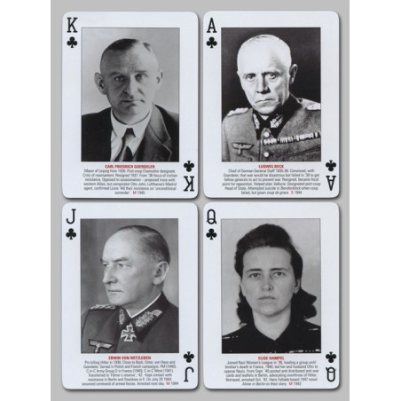 Cartes à jouer Heroes of the German Resistance