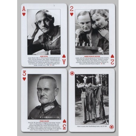 Cartes à jouer Heroes of the German Resistance