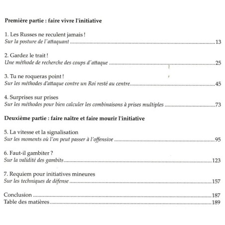 PARMENTIER - Les secrets de l'initiative aux échecs