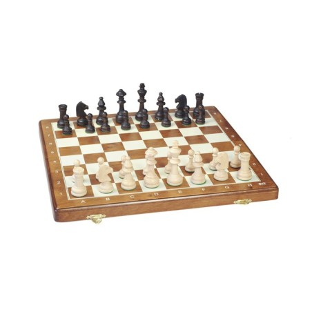 Coffret d'Echecs en Bois Pliant Taille 4