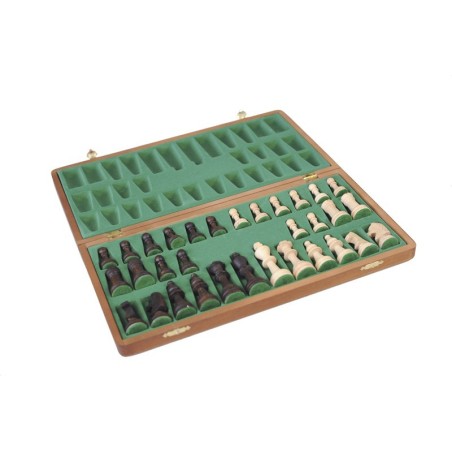 Coffret d'Echecs en Bois Pliant Taille 4