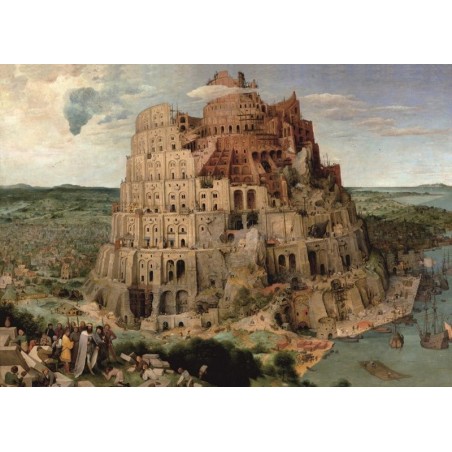 Puzzle 80 pièces - Tour de Babel, Bruegel