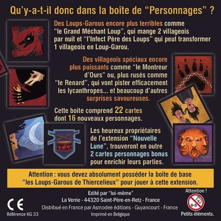 Les Loups-garous de Thiercelieux : Personnages