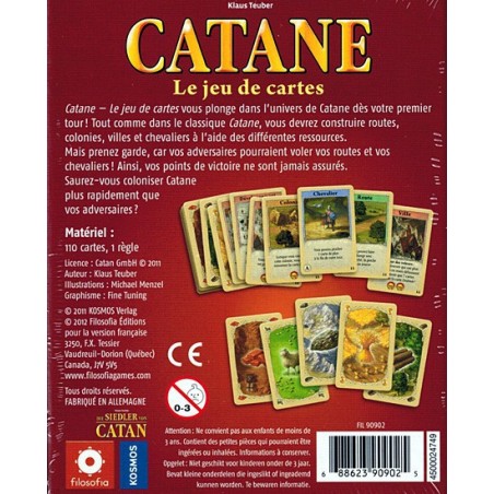 Catane - Le jeu de cartes