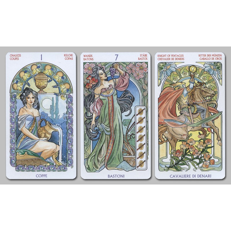 Jeu de cartes Tarot divinatoire Golden art nouveau neuf sous
