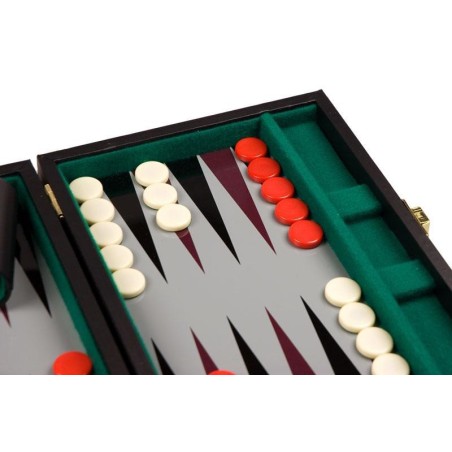 Backgammon magnétique noir