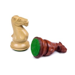 Pièces d'échecs Stallion Padouk - Taille 5