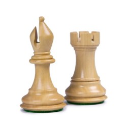 Pièces d'échecs Stallion Padouk - Taille 5