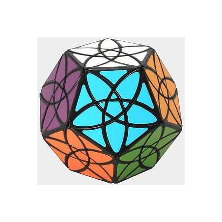 Cube Bauhinia Dodecahedron Black - MF8