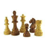 Pièces d'Echecs Standard Sheesham Sculptées - Taille 5