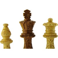 Pièces d'Echecs Standard Sheesham Sculptées - Taille 5