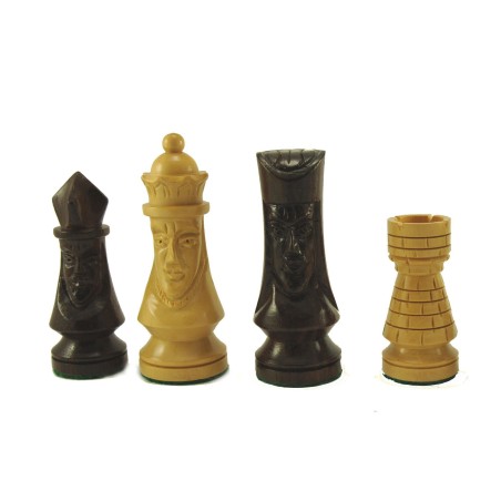 Pièces d'Echecs Japanese Palissandre - Taille 4