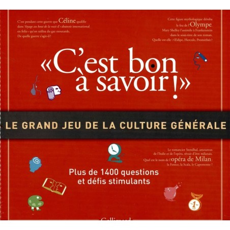 Le grand jeu de la culture générale : C'est bon à savoir !