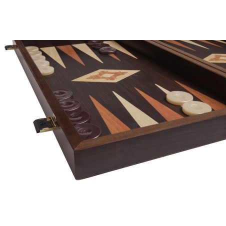 Backgammon Wengé - Moyen modèle