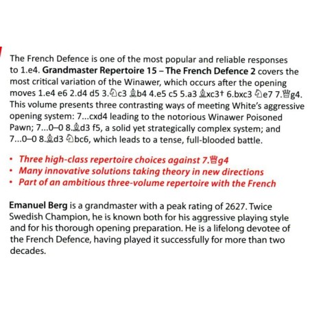 BERG - The French Defence vol.2 (Hard Cover)