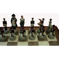 Coffret d'échecs Napoléon-Wellington n°3 (40cm)