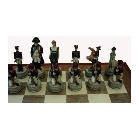 Coffret d'échecs Napoléon-Wellington n°3 (40cm)