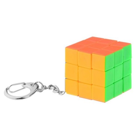 Cube Porte-clé 3 cm. stickerless