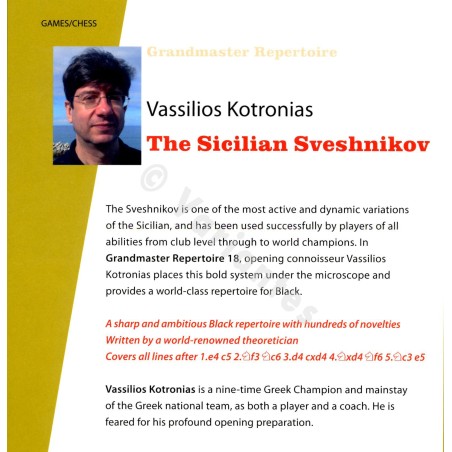 Kotronias - The Sicilian Sveshnikov (Hard cover)