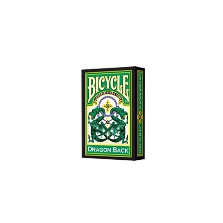 Cartes Bicycle Dragon vert