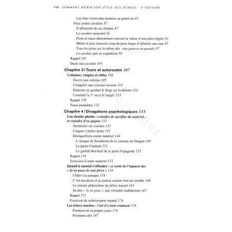 SILMAN - Comment mûrir son Style aux échecs (4 ème Edition)