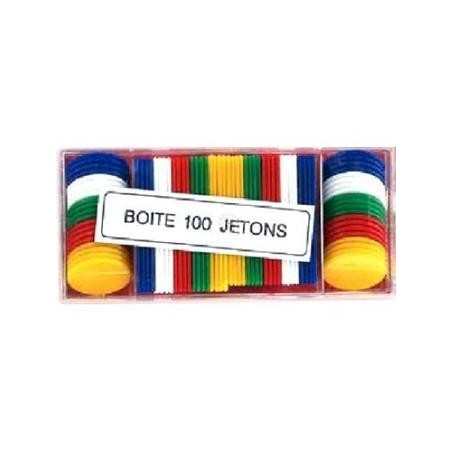 Boite de 100 jetons