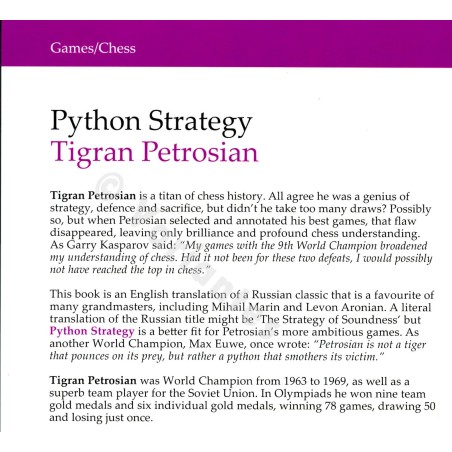 Petrosian - Python Strategy