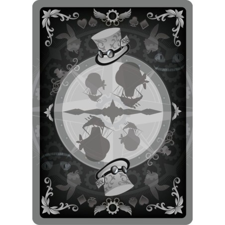 Cartes à jouer Bicycle Alice in the Wonderland Silver