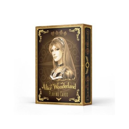 Cartes à jouer Bicycle Alice in the Wonderland Gold