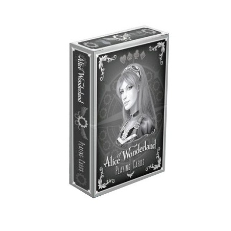 Cartes à jouer Bicycle Alice in the Wonderland Silver