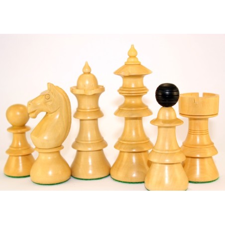 Pièces d'Echecs Austrian Black - Taille 5.5