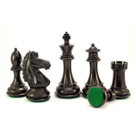 Pièces d'Echecs Alban Black - Taille 5