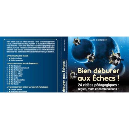 DVD Quenehen - Bien débuter aux échecs