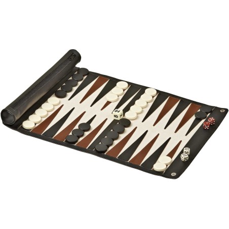 Backgammon simili cuir