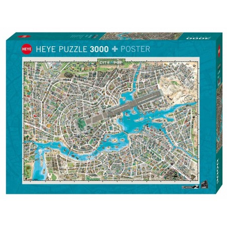 Puzzle 3000 pièces - City of Pop