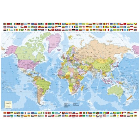 Puzzle  1500 pièces - Carte du monde