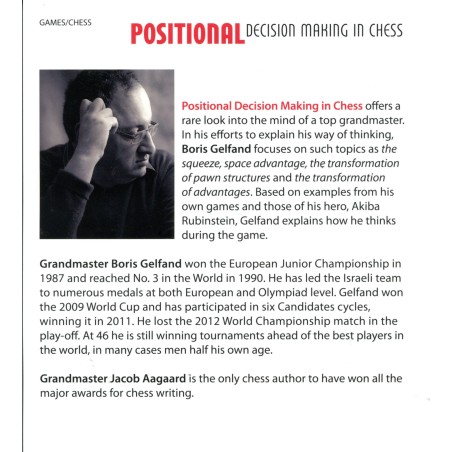 Gelfand - Positional Decision Making in Chess (hardcover)