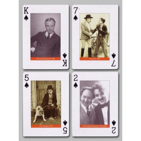 Cartes à jouer Charlie Chaplin