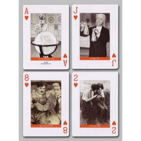 Cartes à jouer Charlie Chaplin