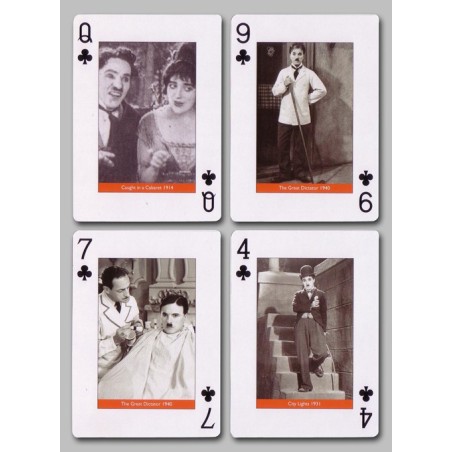 Cartes à jouer Charlie Chaplin