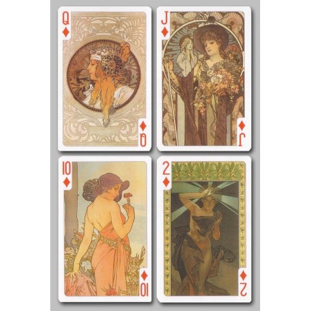 Cartes à jouer Mucha