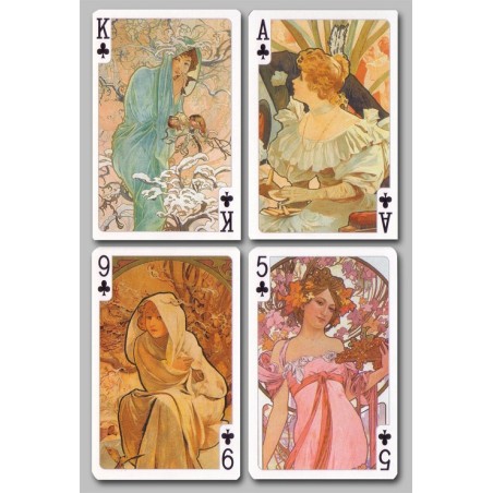 Cartes à jouer Mucha