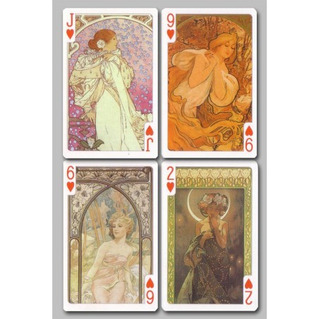 Cartes à jouer Mucha