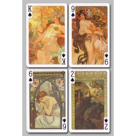 Cartes à jouer Mucha