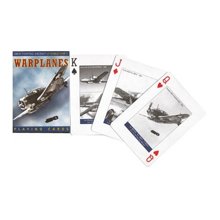 Cartes à jouer Warplanes