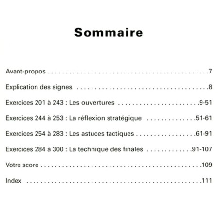 GIFFARD, ELBILIA - 100 exercices pour vous préparer aux tournois, tome 3